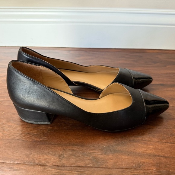 Naturalizer Hayden Black Pointed-Toe Ballet Flats-Size 7M - Picture 3 of 12